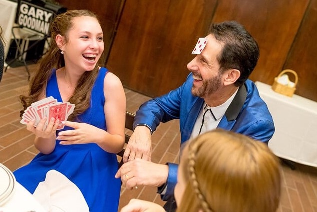 Gary Goodman performing magic